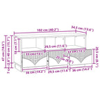 Mobile TV Legno antico 102 x 34,5 x 47 cm Legno ingegnerizzato