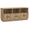 Mobile TV con cassetto Rovere Artigianale 102 x 34,5 x 47 cm