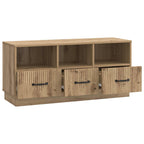 Mobile TV con cassetto Rovere Artigianale 102 x 34,5 x 47 cm
