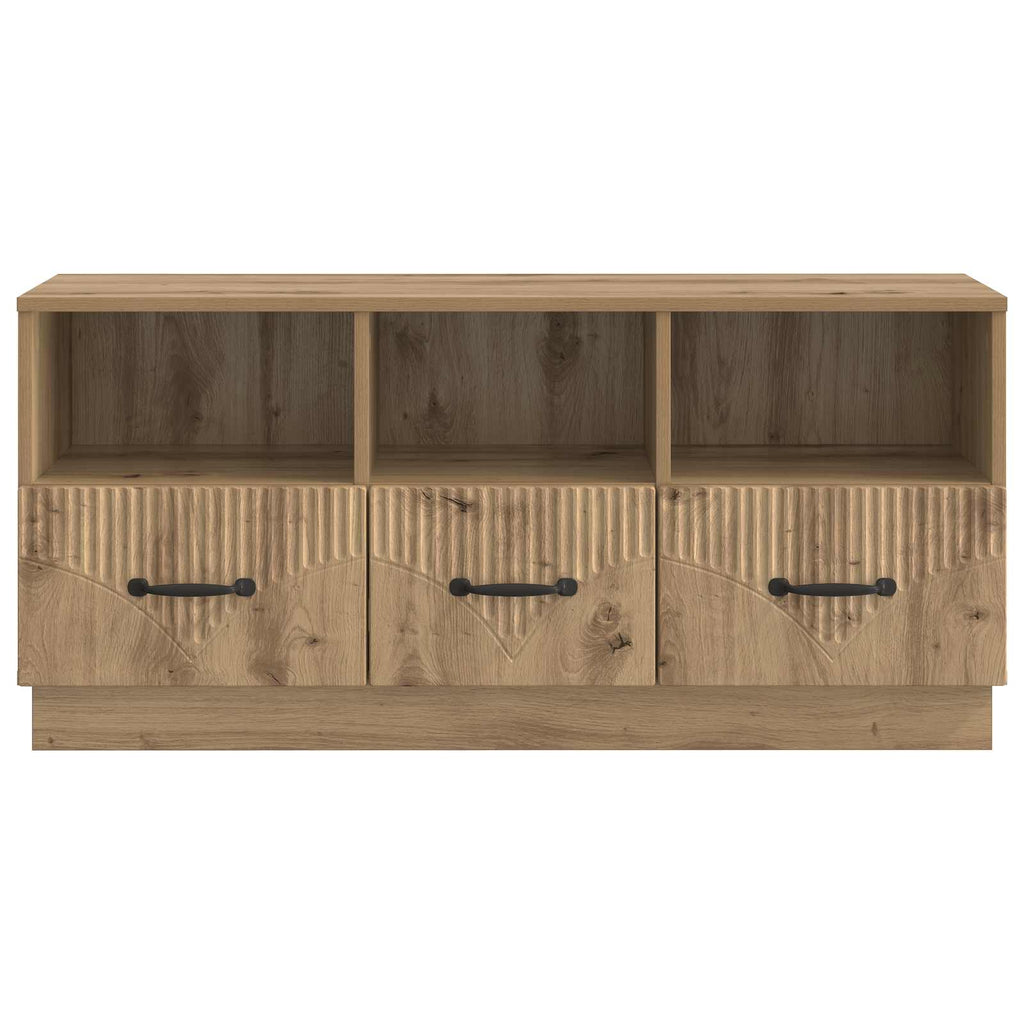 Mobile TV con cassetto Rovere Artigianale 102 x 34,5 x 47 cm