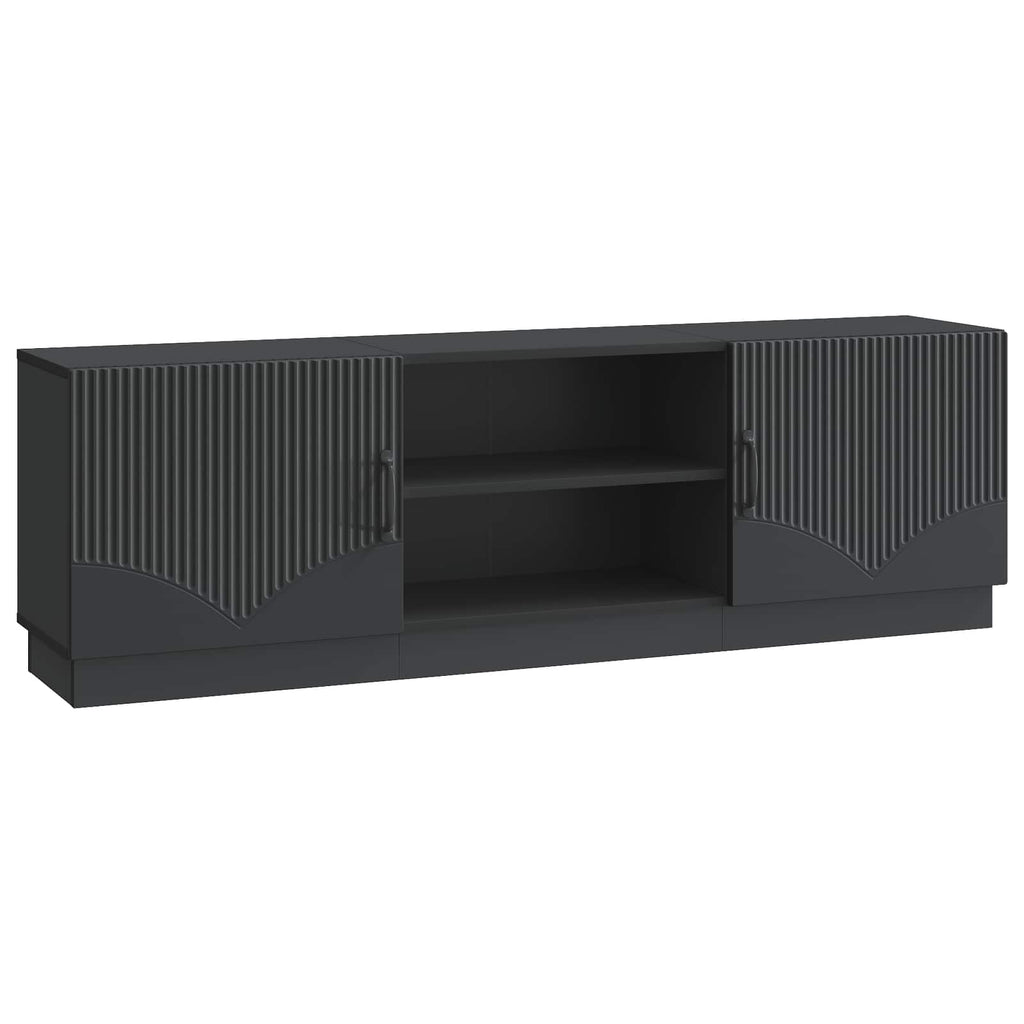 Mobile TV Nero 150 x 31 x 47 cm Legno ingegnerizzato