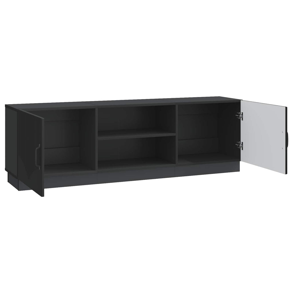 Mobile TV Nero 150 x 31 x 47 cm Legno ingegnerizzato