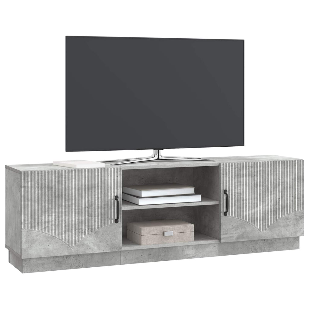 Mobile TV Grigio Cemento 150 x 31 x 47 cm Legno ingegnerizzato