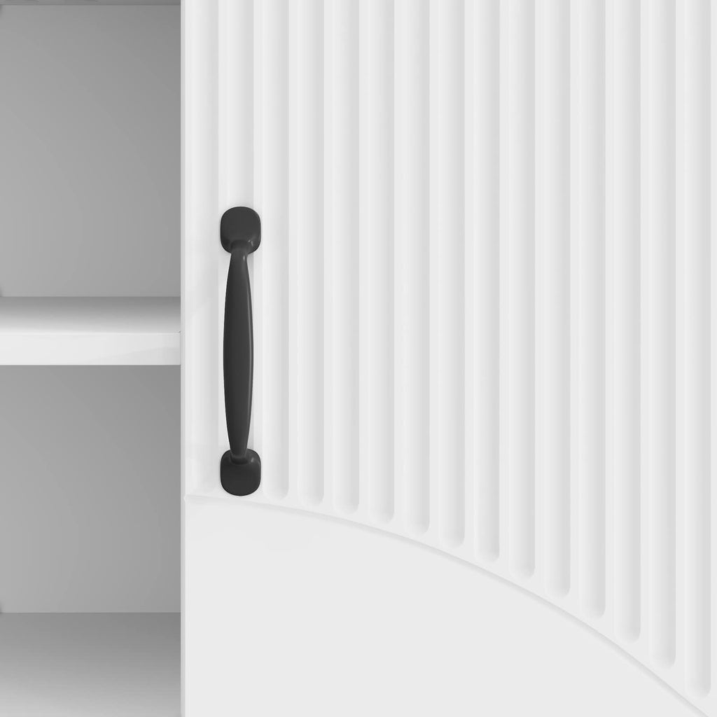 Mobile TV Bianco Lucido 150 x 31 x 47 cm Legno ingegnerizzato