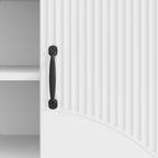 Mobile TV Bianco Lucido 150 x 31 x 47 cm Legno ingegnerizzato