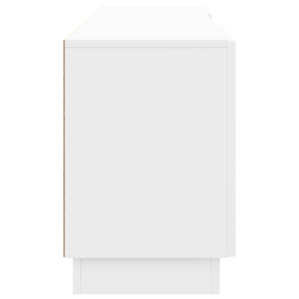 Mobile TV Bianco Lucido 150 x 31 x 47 cm Legno ingegnerizzato