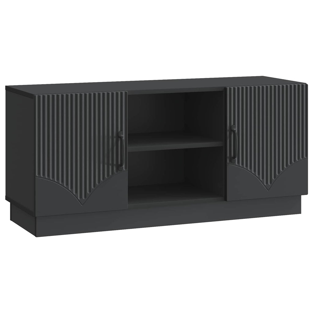 Mobile TV Nero 102 x 34,5 x 47 cm Legno ingegnerizzato