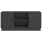 Mobile TV Nero 102 x 34,5 x 47 cm Legno ingegnerizzato