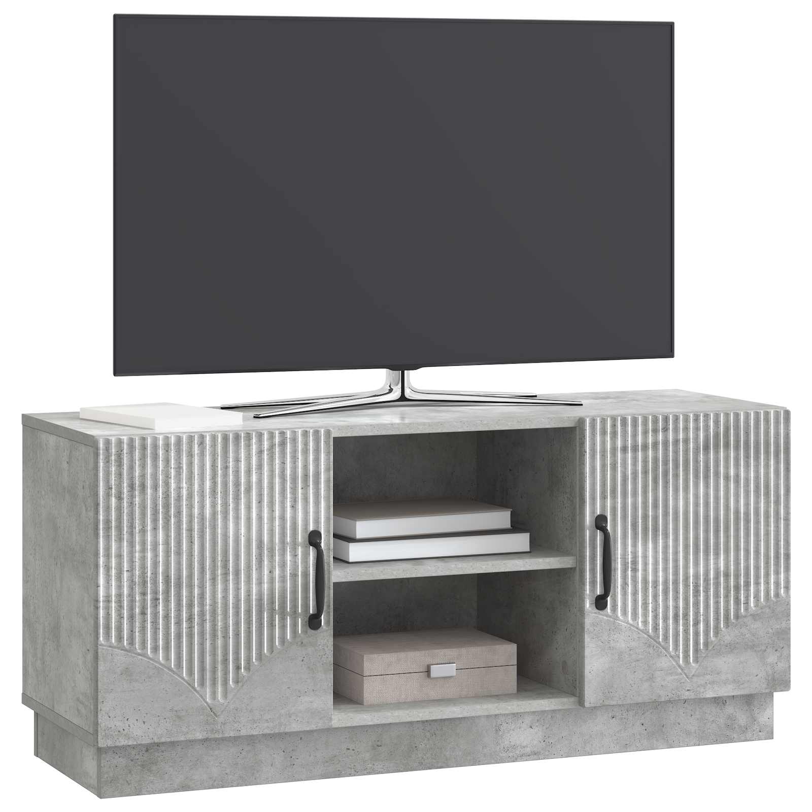 Mobile TV Grigio Cemento 102 x 34,5 x 47 cm