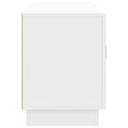 Mobile TV Bianco Lucido 102 x 34,5 x 47 cm Legno ingegnerizzato