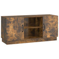 Mobile TV Rovere Fumo 102 x 34,5 x 47 cm Legno ingegnerizzato