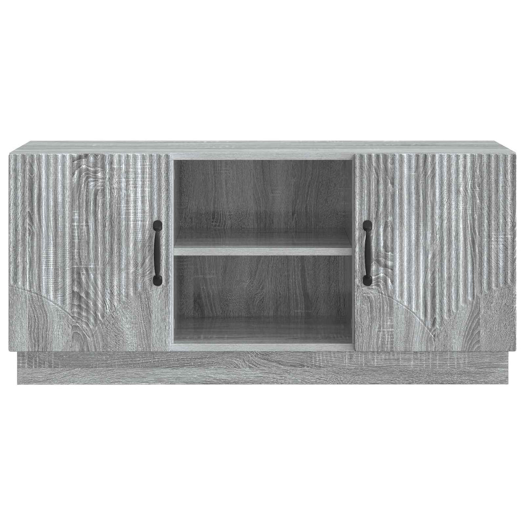 Mobile TV Grigio Sonoma 102 x 34,5 x 47 cm Legno ingegnerizzato