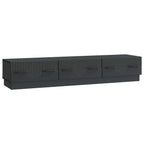 Mobile TV Nero 147 x 34,5 x 27 cm Legno ingegnerizzato