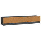 Mobile TV Nero 147 x 34,5 x 27 cm Legno ingegnerizzato