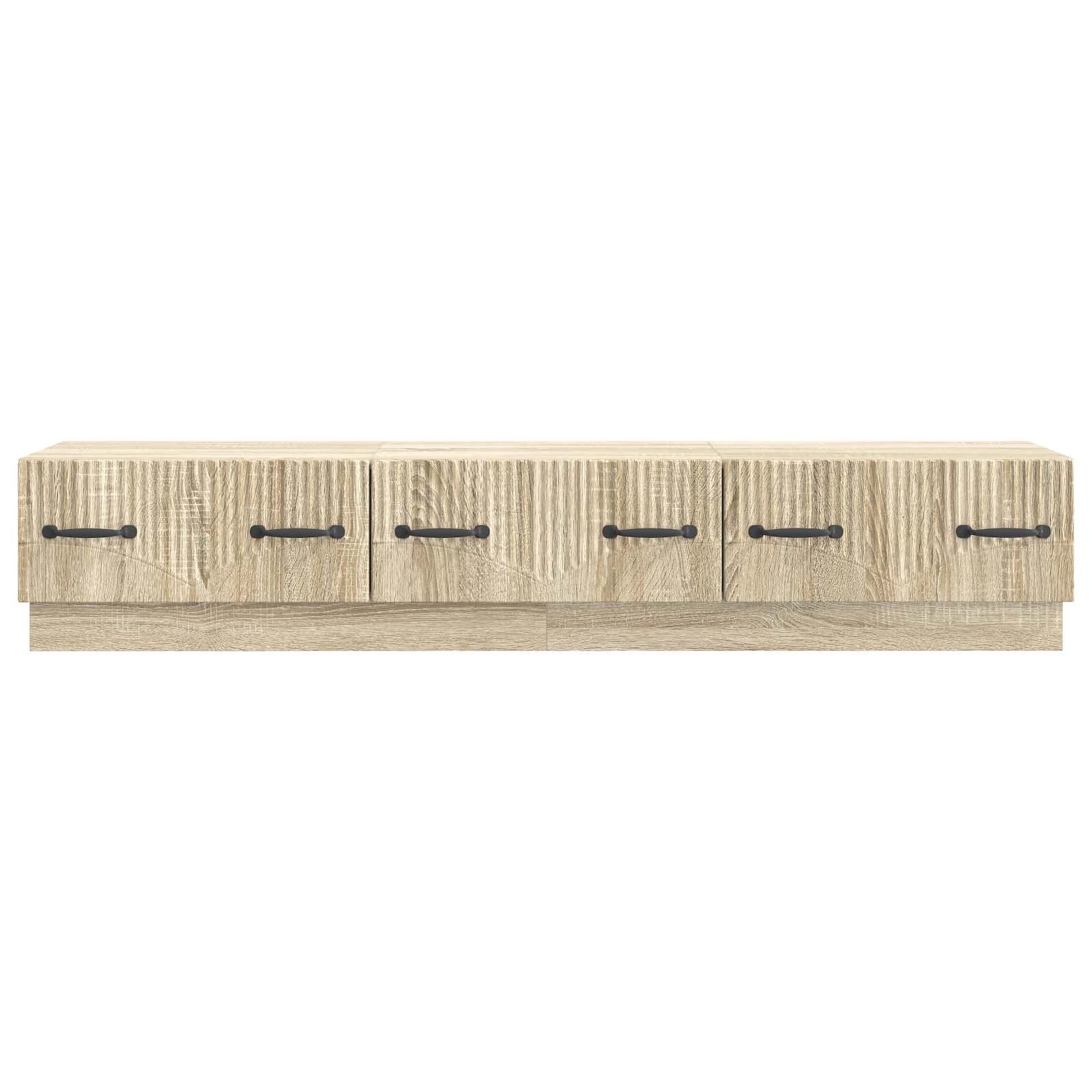 Mobile TV Rovere Sonoma 147 x 34,5 x 27 cm Legno ingegnerizzato