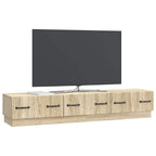 Mobile TV Rovere Sonoma 147 x 34,5 x 27 cm Legno ingegnerizzato