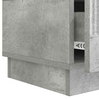 Mobile TV con cassetto Grigio Cemento 147 x 34,5 x 27 cm
