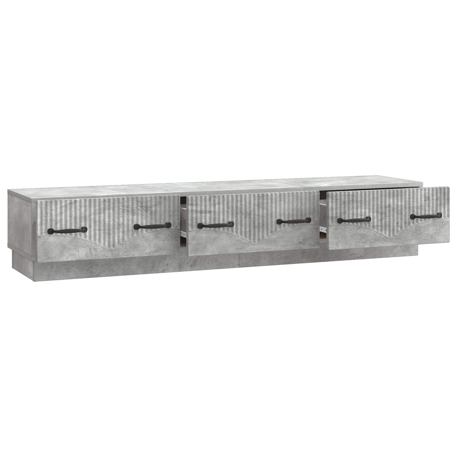 Mobile TV con cassetto Grigio Cemento 147 x 34,5 x 27 cm