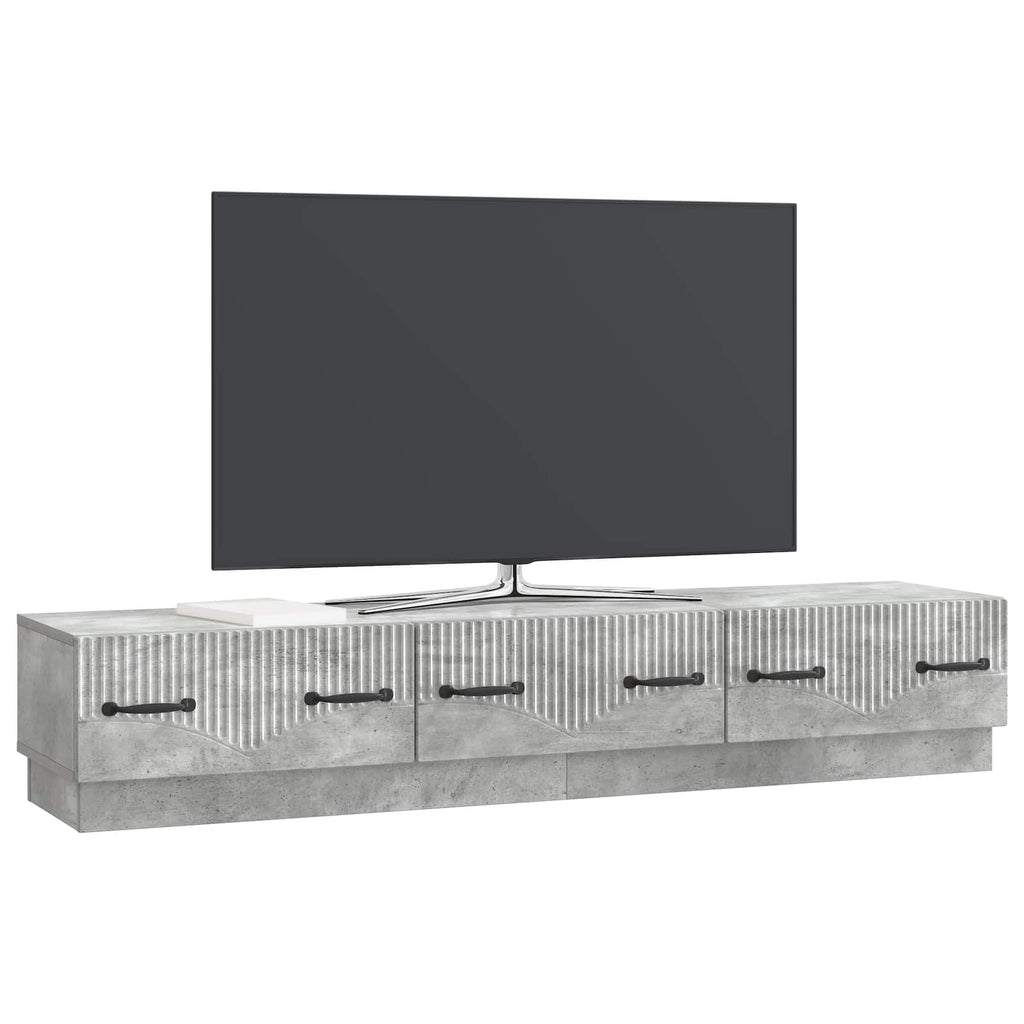 Mobile TV con cassetto Grigio Cemento 147 x 34,5 x 27 cm