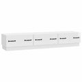 Mobile TV Bianco Lucido 147 x 34,5 x 27 cm Legno ingegnerizzato