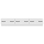 Mobile TV Bianco Lucido 147 x 34,5 x 27 cm Legno ingegnerizzato