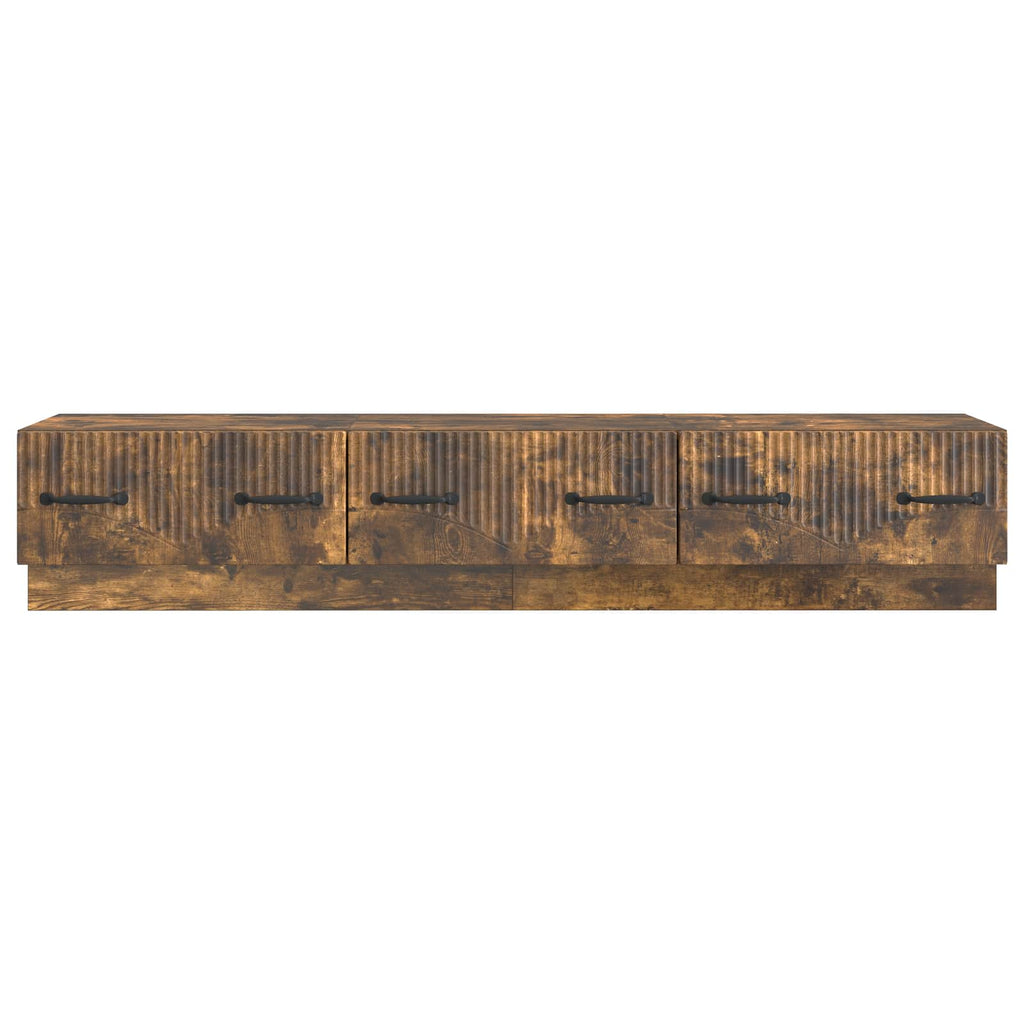 Mobile TV Rovere Fumo 147 x 34,5 x 27 cm Legno ingegnerizzato
