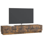 Mobile TV Rovere Fumo 147 x 34,5 x 27 cm Legno ingegnerizzato