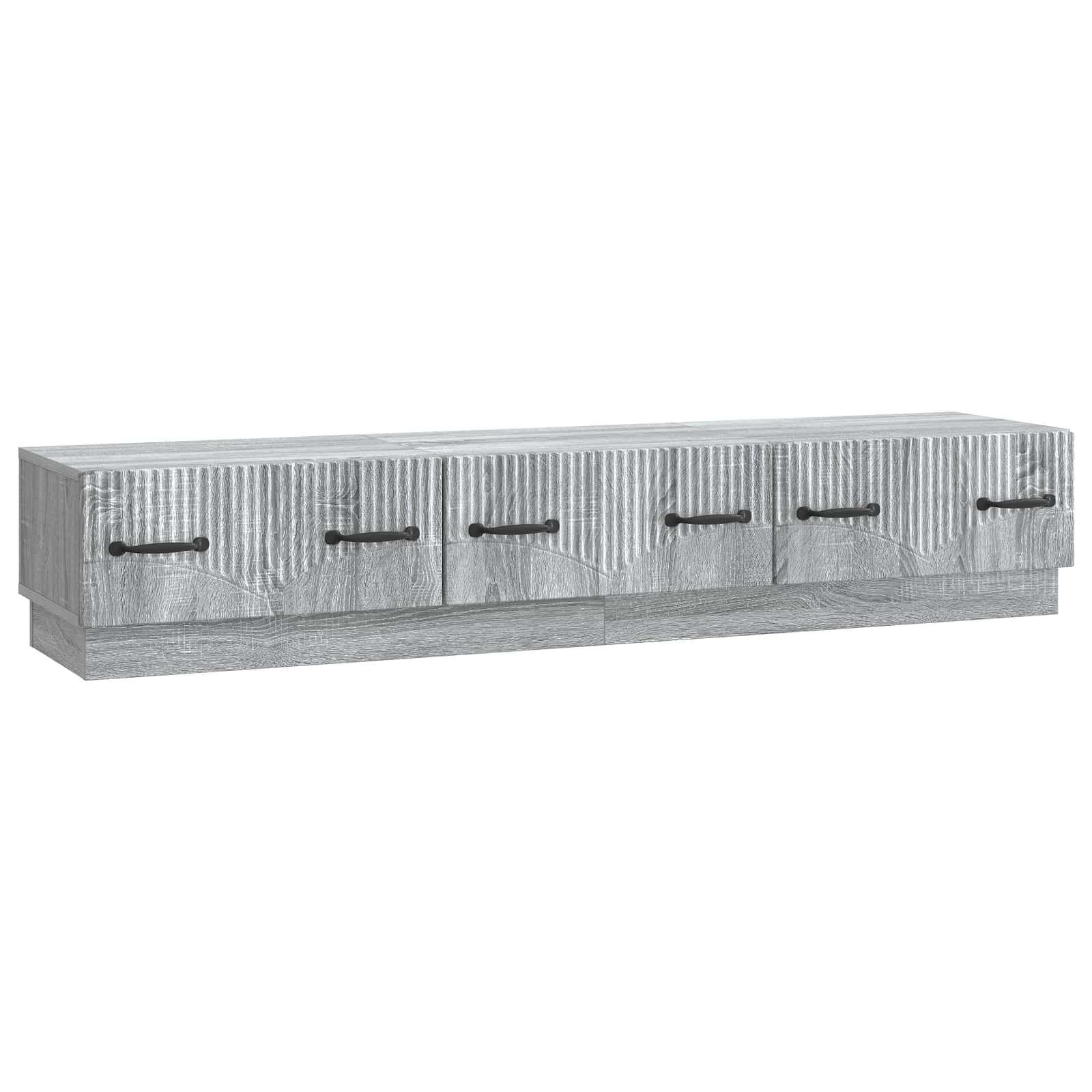 Mobile TV Grigio Sonoma 147 x 34,5 x 27 cm Legno ingegnerizzato