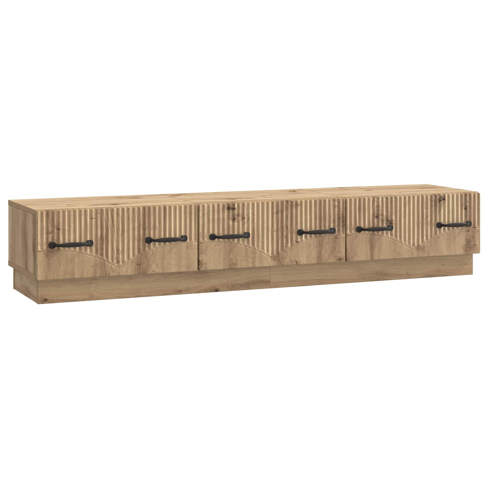 Mobile TV con cassetto Rovere Artigianale 147 x 34,5 x 27 cm