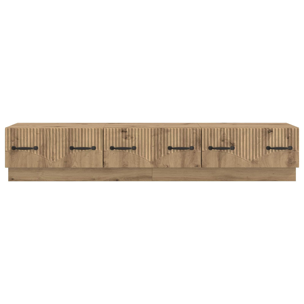 Mobile TV con cassetto Rovere Artigianale 147 x 34,5 x 27 cm