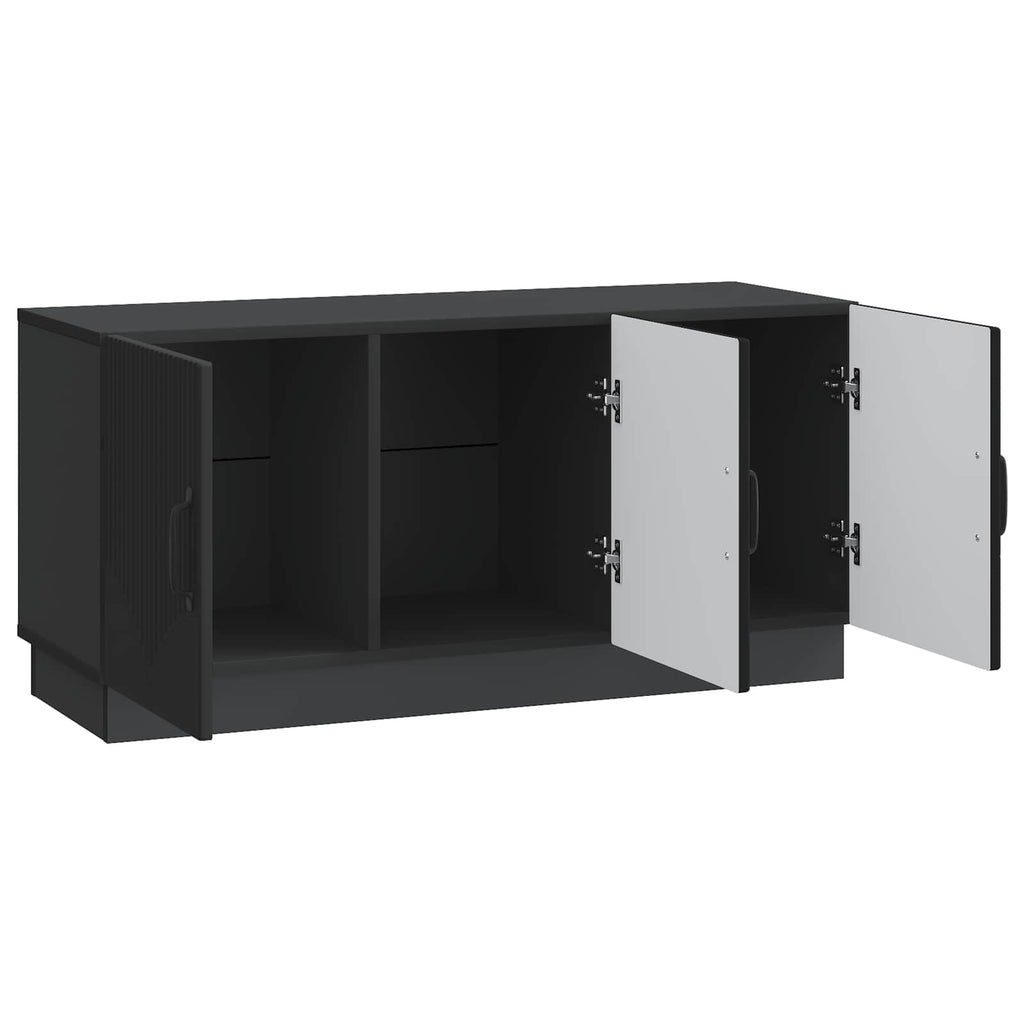 Mobile TV Nero 99 x 34,5 x 47 cm Legno ingegnerizzato