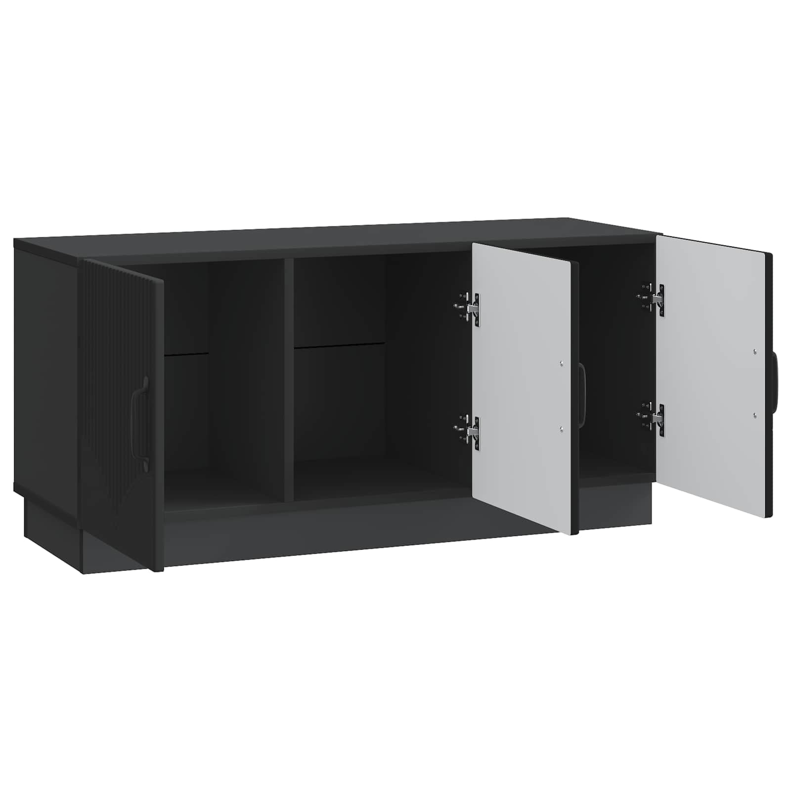 Mobile TV Nero 99 x 34,5 x 47 cm Legno ingegnerizzato