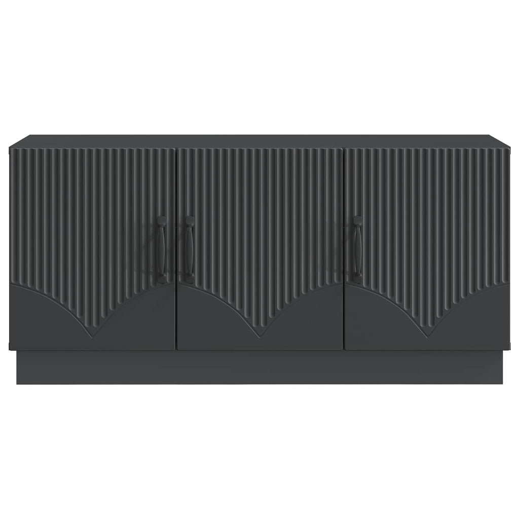 Mobile TV Nero 99 x 34,5 x 47 cm Legno ingegnerizzato