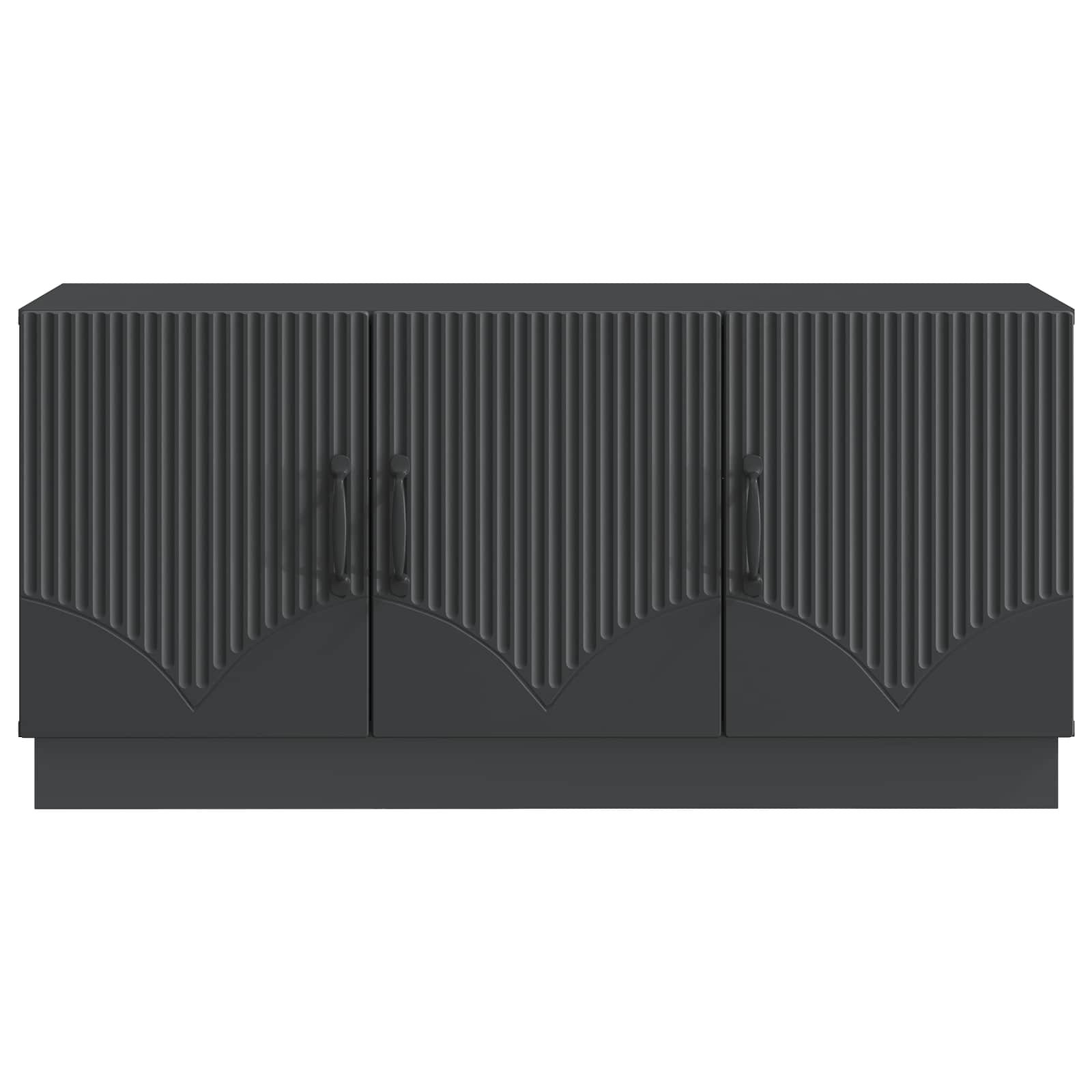 Mobile TV Nero 99 x 34,5 x 47 cm Legno ingegnerizzato