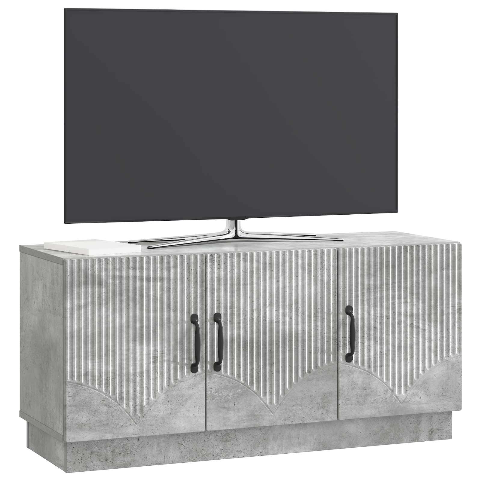 Mobile TV Grigio Cemento 99 x 34,5 x 47 cm Legno ingegnerizzato