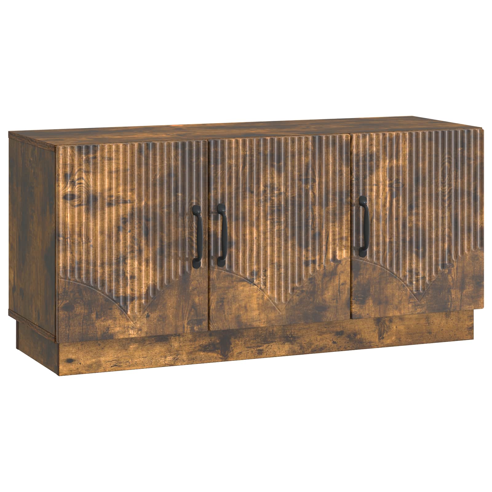 Mobile TV Rovere Fumo 99 x 34,5 x 47 cm Legno ingegnerizzato