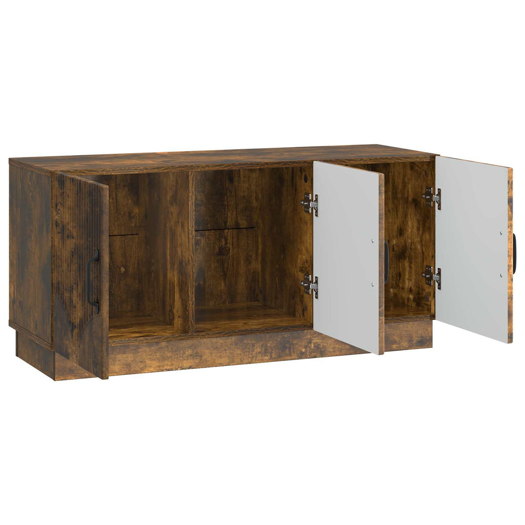 Mobile TV Rovere Fumo 99 x 34,5 x 47 cm Legno ingegnerizzato