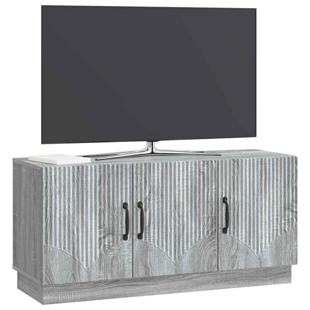 Mobile TV Grigio Sonoma 99 x 34,5 x 47 cm Legno ingegnerizzato