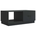 Tavolino da salotto Nero 90 x 50 x 37 cm Legno ingegnerizzato
