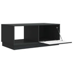Tavolino da salotto Nero 90 x 50 x 37 cm Legno ingegnerizzato