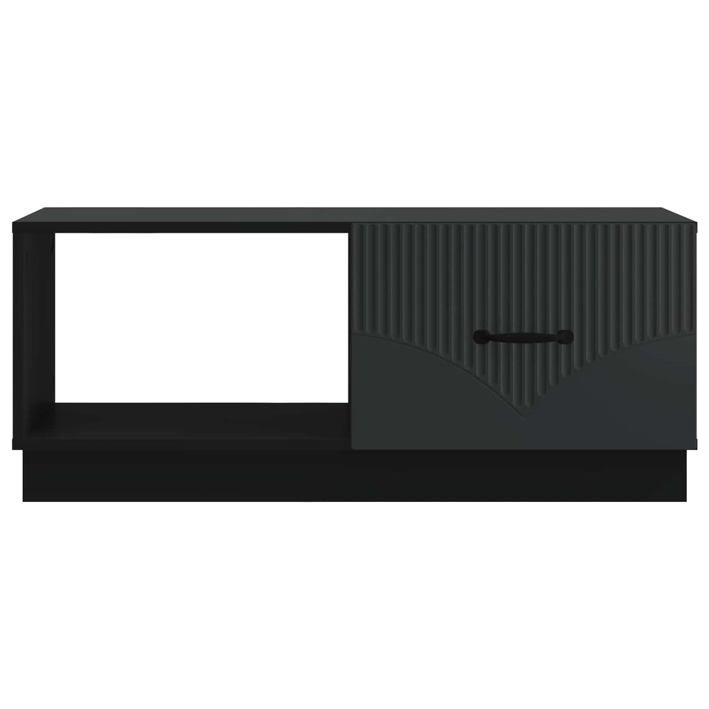 Tavolino da salotto Nero 90 x 50 x 37 cm Legno ingegnerizzato