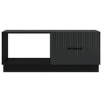 Tavolino da salotto Nero 90 x 50 x 37 cm Legno ingegnerizzato