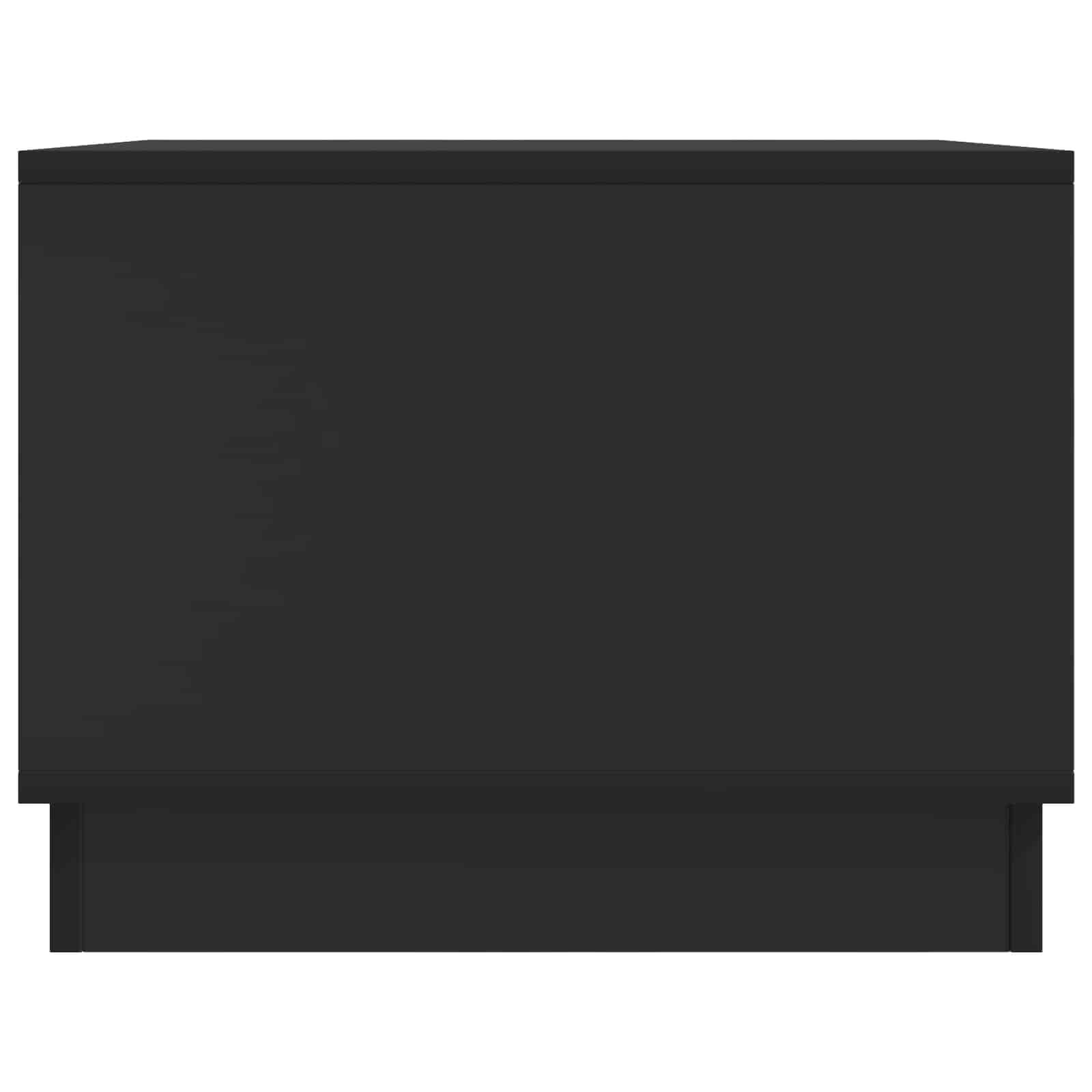 Tavolino da salotto Nero 90 x 50 x 37 cm Legno ingegnerizzato