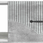 Tavolino da salotto Grigio Cemento 90 x 50 x 37 cm