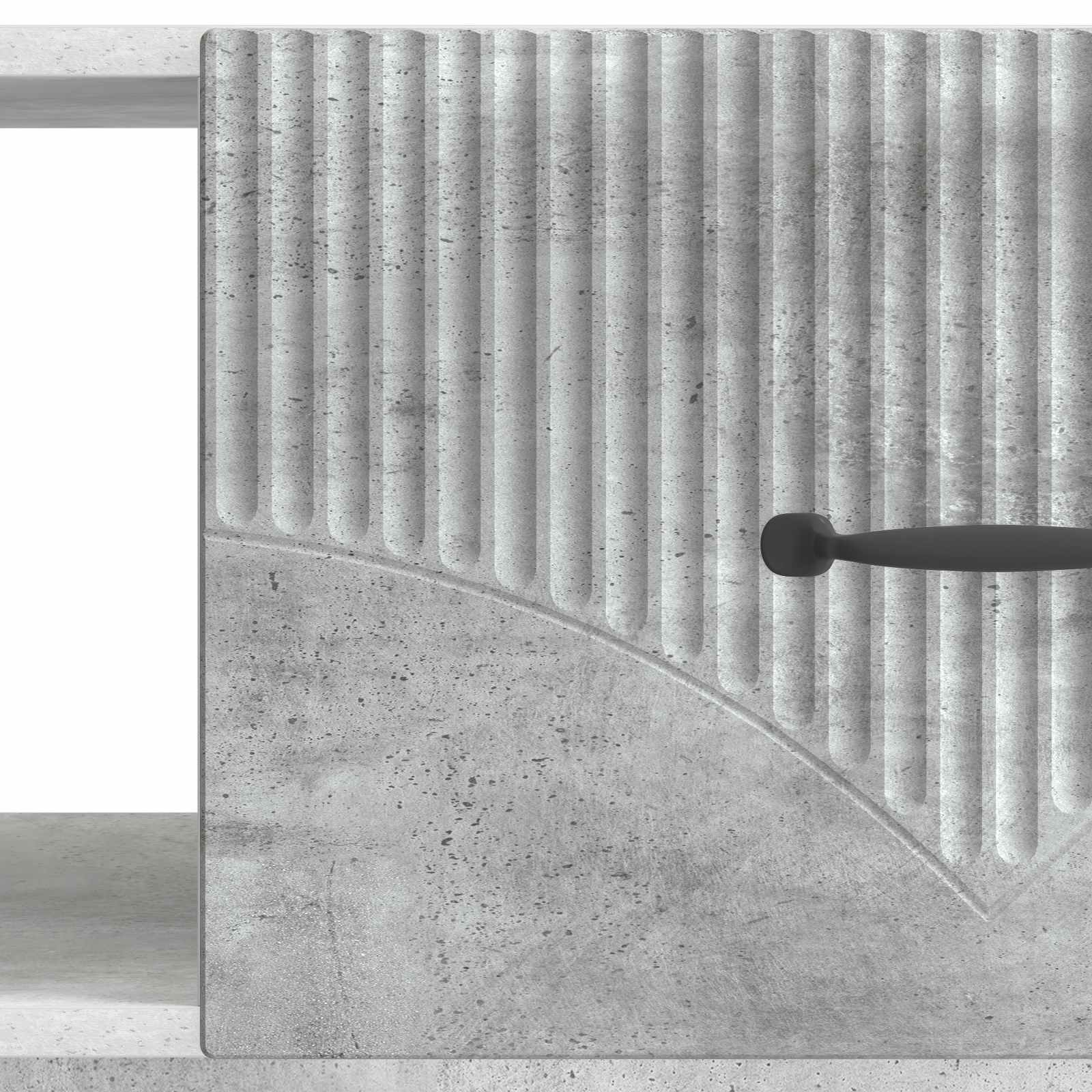 Tavolino da salotto Grigio Cemento 90 x 50 x 37 cm
