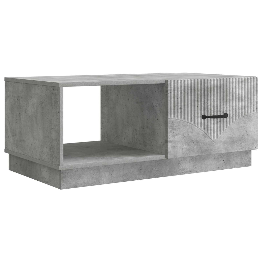 Tavolino da salotto Grigio Cemento 90 x 50 x 37 cm