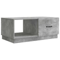 Tavolino da salotto Grigio Cemento 90 x 50 x 37 cm