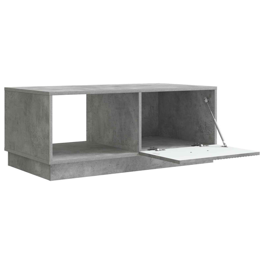 Tavolino da salotto Grigio Cemento 90 x 50 x 37 cm