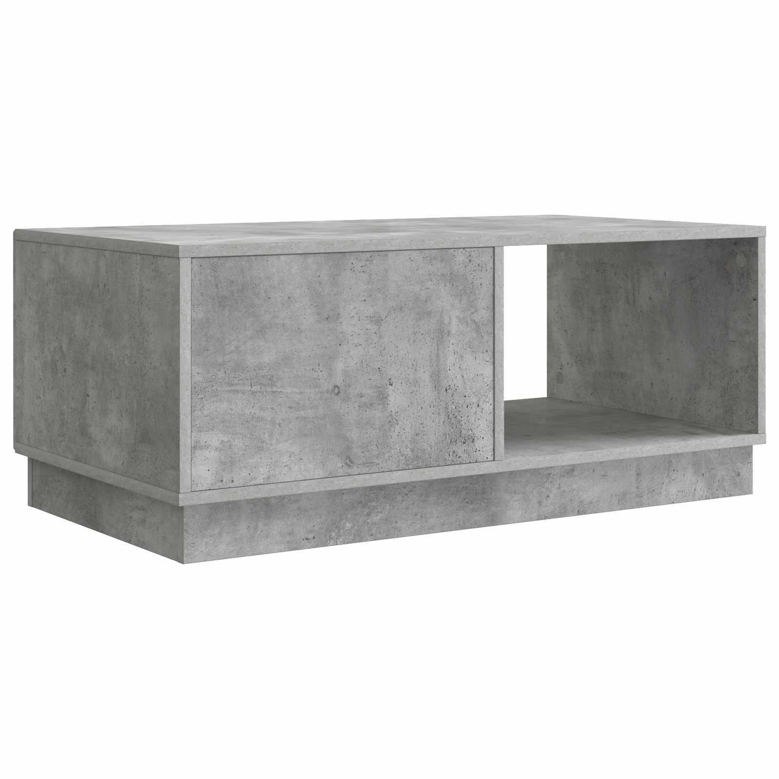 Tavolino da salotto Grigio Cemento 90 x 50 x 37 cm