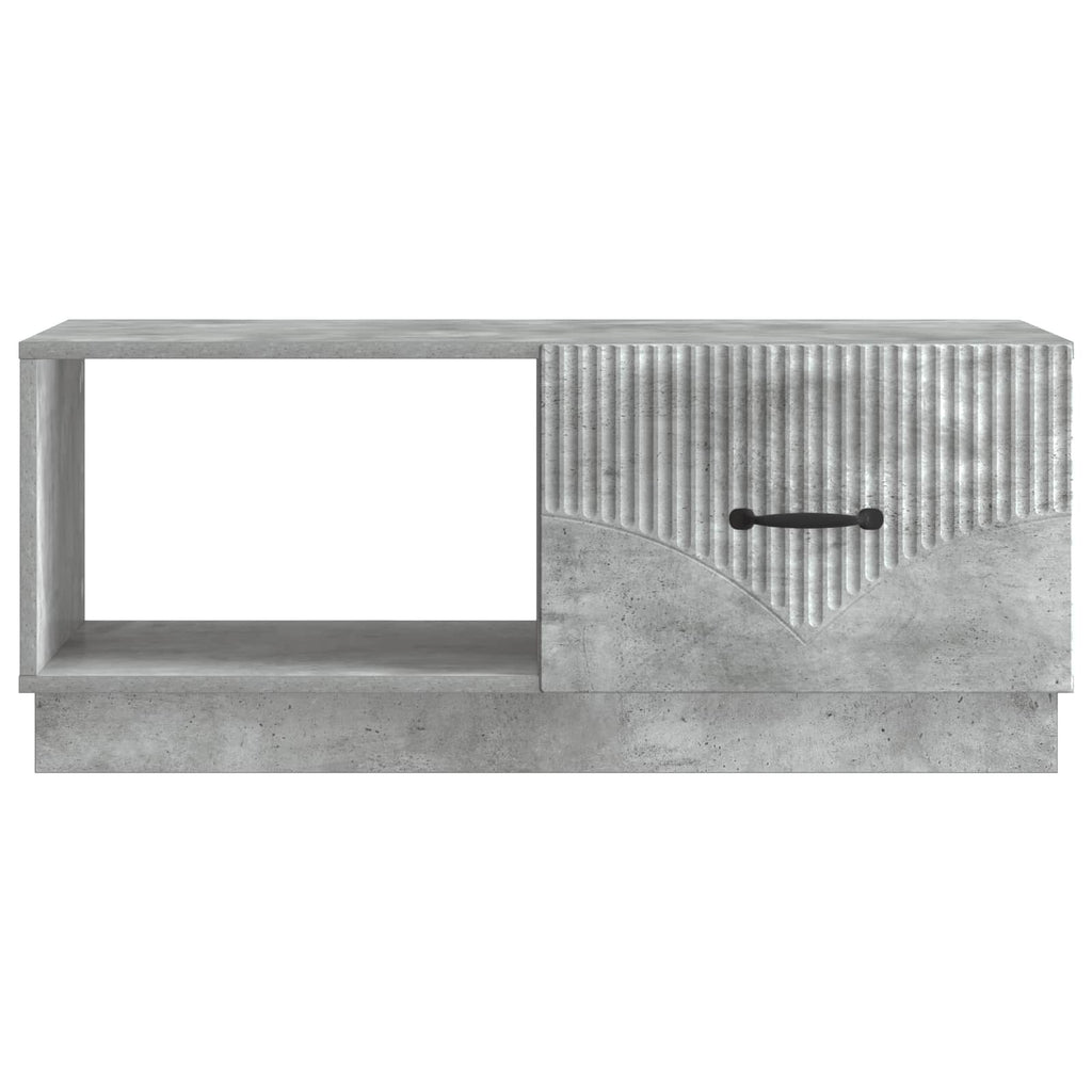 Tavolino da salotto Grigio Cemento 90 x 50 x 37 cm